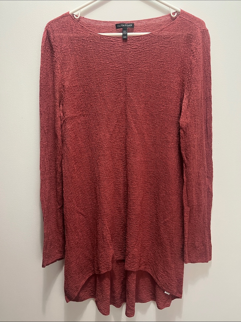 Eileen Fisher Organic Linen Top Size Medium